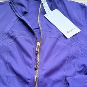 lululemon athletica Dark Blue Blazer with Gold Zipper ( Nulu )